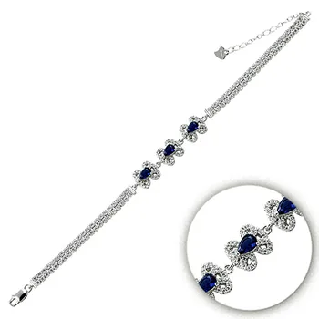 

KUTAYDAN 925 Sterling Silver Zircon Stone Bracelet