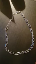 Necklace Women Link-Chain Jewelry Collar Thick Choker Statement Gold Fashion Punk 