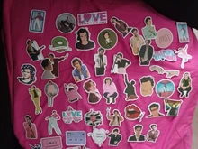 Pegatinas de grafiti para monopatín, pegatinas de grafiti de estilo británico de Harry Edward, para nevera, guitarra, portátil, bricolaje, calcomanías impermeables, 50 Uds.