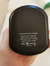 Ugreen-soporte de carga inalámbrica Qi para móvil, estación de carga rápida para iPhone 12 Pro X XS 8 XR Samsung S9 S10 S8 S10E