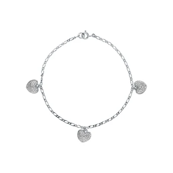 

Silver Bracelet with cubic zirconia sunlight sample 925
