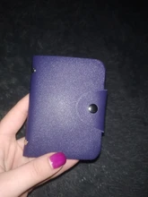 Funda de cuero PU para tarjetas de crédito para hombre y mujer, tarjetero de 24 Bits, cartera para tarjetas y documentos de identidad, H088