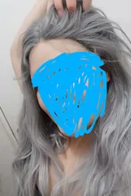 SOKU-peluca con malla frontal para mujer afroamericana, cabellera sintética con malla frontal, Color Ondulado Natural, parte media larga, estilo moderno, fibra resistente al calor