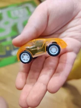 Mini vehículo extraíble de dibujos animados para niños, juguetes de fiesta de cumpleaños para niños, modelo educativo divertido de plástico, juguete para regalo, 1 ud.