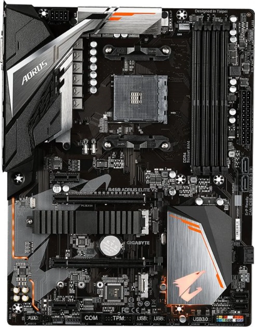 Материнская плата Gigabyte B450 Aorus Elite V2 (sAM4 AMD PCI-Ex16) | Компьютеры и офис