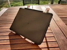 GOOJODOQ-Soporte para ordenador portátil, soporte de aleación de aluminio plegable, para Notebook, MacBook Pro y tableta