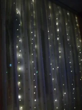 3MX3M LED Curtain Garland on The Window USB String Lights Fairy Festoon Remote Control