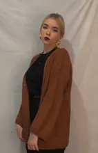 Simple Casual suéter de gran tamaño las mujeres V Jersey cuello delgado de punto Mujer otoño e invierno coreano cálido Rebeca Feminino