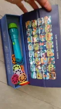 MiDeer niños proyector de historias caleidoscopio noche luz bebé juguetes de los niños juguetes educativos de aprendizaje lámina luminosa disco