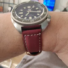 Correa de reloj de cuero mate para hombre y mujer, accesorio de marca de lujo, Vintage, 7 colores, 18mm, 20mm, 22mm, 24mm