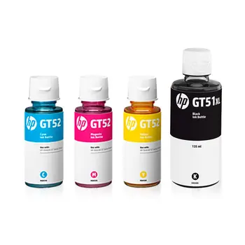 

HP GT51XL - 52 4 COLOR ORIGINAL INK CARTRIDGE SET (4 PCS) 4X70 ml HP GT5810/5820/FOR HP 315/FOR HP 415/FOR HP Smart Tank 515 / 615