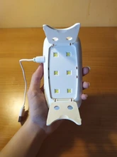 XZMUV-minisecador de uñas portátil, lámpara de manicura de 6 LED UV, Cable USB, para uso doméstico, 6W
