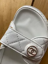 Sandalias de plataforma de cuero genuino para mujer, zapatos de diseñador de lujo a la moda, Sandalias planas, tacones gruesos, tendencia