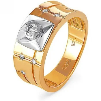 

Kabarovsky ring with 7 diamonds in Yellow Gold