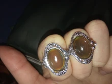 Vintage Color Retro cambio anillo Oval emoción sentimiento cambiante anillo de Control de temperatura de Color anillos para las mujeres