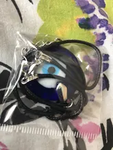 1pc de cristal azul de mal de ojo 30mm mal de ojo encantos colgantes de collar para las mujeres mal de ojo collar de accesorios de joyería resultados haciendo