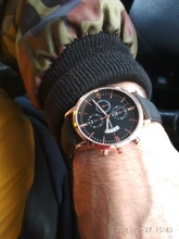 Reloj de pulsera de moda reloj de pulsera deportivo carcasa de aleación de banda de cuero reloj de cuarzo de negocios reloj de pulsera reloj de calendario regalo