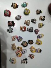 15 Uds diferentes Disney Doorables muñeca de la serie 1 y 2, de dibujos animados monstruos de juguete MINI tamaño colección poco común No Dups regalo niños