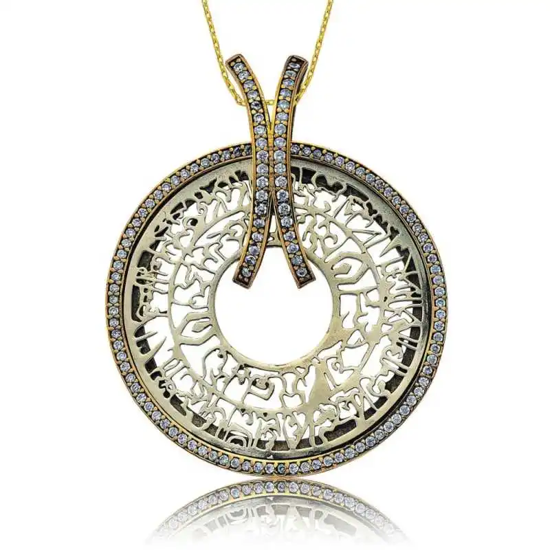 KUTAYDAN 925 пробы Серебряное ожерелье Nur Al-Lady