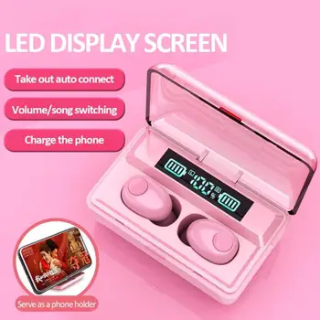 

LED Display Sports Wireless Headphone Bluetooth 5.0 Waterproof Earphone Men Women Headset Shock Bass Earbuds for Android IOS PC