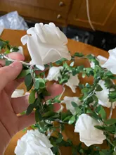 Flower Led Lights Garland-Decor Battery-Powered Fairy-String Rose Party Wedding-Valentines