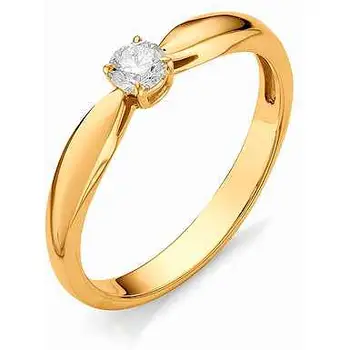 

Alcor ring with red gold diamond