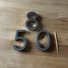 Door-Plate Sign Sticker Number-House Address Abs-Plastic Plaque Hotel 0123456789 Digits