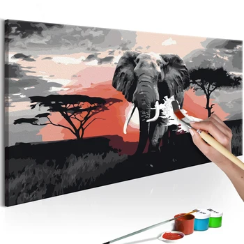 

DIY picture-Elephant (Africa) - 80x40 cm