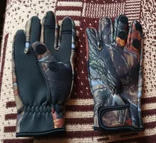 De invierno al aire libre de pesca impermeable guantes dos o tres dedos cortados antideslizante escalada caliente senderismo Camping montar guantes