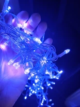 Lamps Led-String-Light Festoon Christmas-Decoration Outdoor Garland Holiday Party Waterproof