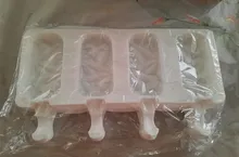 Freezer Popsicle-Maker Ice-Cream-Molds Homemade Food-Safe Silicone DIY 4-Cell