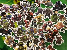 10/30/50 Uds de dibujos animados Disney pegatinas Marvel bien los Vengadores etiqueta engomada impermeable equipaje Skateboard guitarra portátil pegatinas juguete de niño