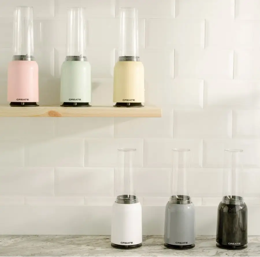 CREATE - MOI SLIM, tumbler mixer with stainless steel electric grinder, 234W 0,4L jug, BPA free, portable CREATE - MOI SLIM, tumbler mixer with stainless steel electric grinder, 234W 0,4L jug, BPA free, portable