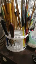 Soporte portátil para pincel de pintura, suministros de pintura para escritorio de estudiante, organizador, 49 agujeros, nuevo