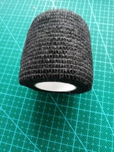 Vendaje elástico autoadhesivo desechable para mango con tubo de estiramiento, accesorios de tatuaje de Color aleatorio, 5 cm X 4,5 m, 1 pieza