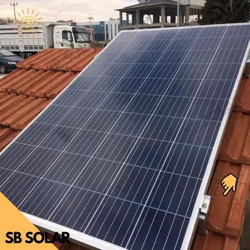 

Mounting bracket for solar panel on tile roof