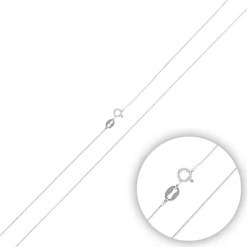 

Angemiel 925 Silver 15 Micron Round Snake Chain Necklace-50cm