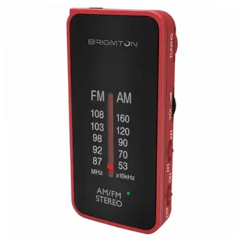 

Transistor Radio BRIGMTON BT224 Red