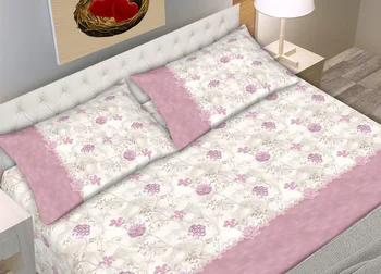 

Full soft flannel sheets design New Bouquet antique color