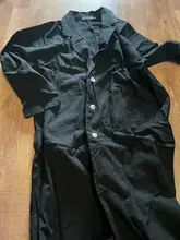 ZANZEA-gabardina de lino y algodón para mujer, abrigo informal con solapa y un solo pecho, para oficina, S-5XL