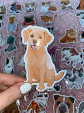 Pegatinas de dibujos animados para perros, diferentes estilos, pegatina de perro, animales, divertido Corgi para teléfono portátil, suministros para mascotas, regalos para fiesta para niños, 50 Uds.