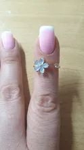 Anillos de circonita de cristal para mujer, anillos abiertos ajustables con forma de hoja de flor y mariposa, joyería de compromiso para boda, regalo, novedad de 2021