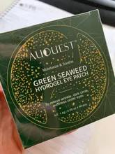 AUQUEST-Parches para los ojos, mascarilla hialurónica de algas marinas, hidratante, ojeras, bolsas para los ojos, elimina las arrugas, de belleza para ojo, cuidado de la piel, 60 uds.