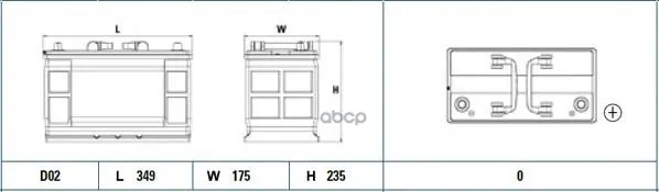 Аккумулятор Heavy Professional Power 12v 120ah 870a 345х175х240 Полярность Etn0 Клемы En Крепление B EXIDE арт. EF1202