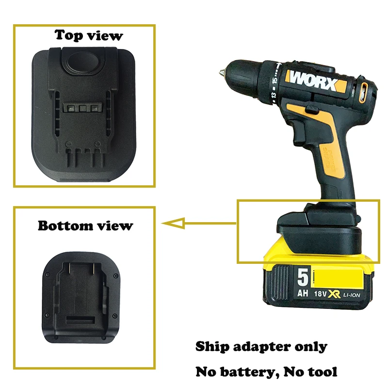 Exclusive  Offer DIY battery adapter for dewalt DCB 18/20Vmax