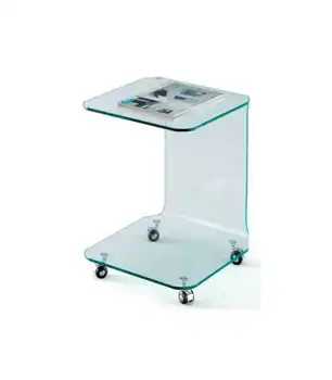 

Side table with wheels Crystal Nela