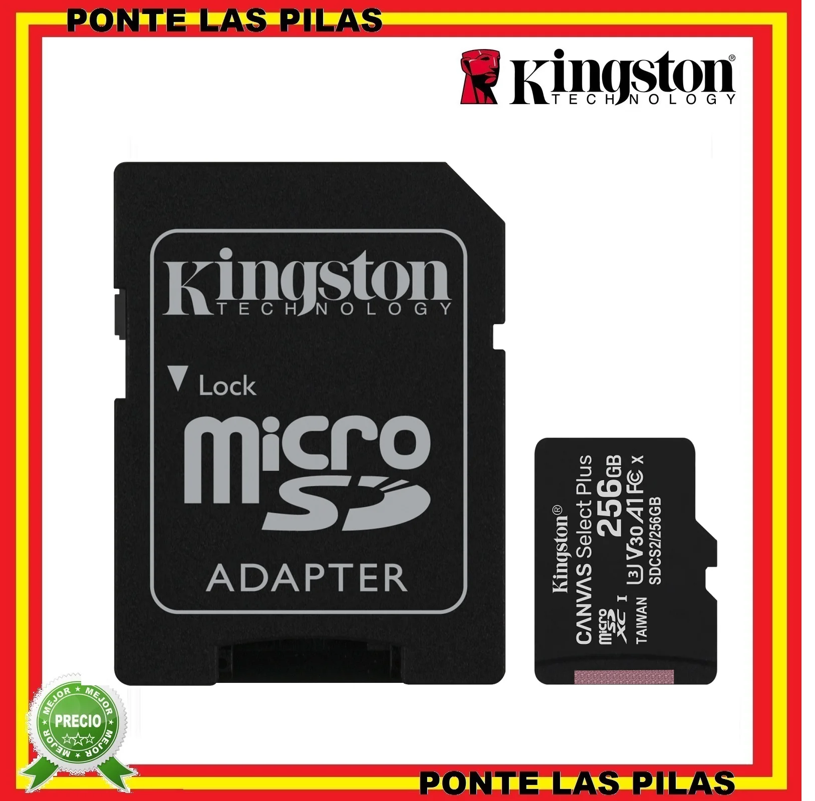 Scheda Micro Sd 256 Gb Kingston Canvas Select Plus Schede Di Memoria Microsd Originali 256 Gb-Tablet Samsung Xiaomi Huawei Movil