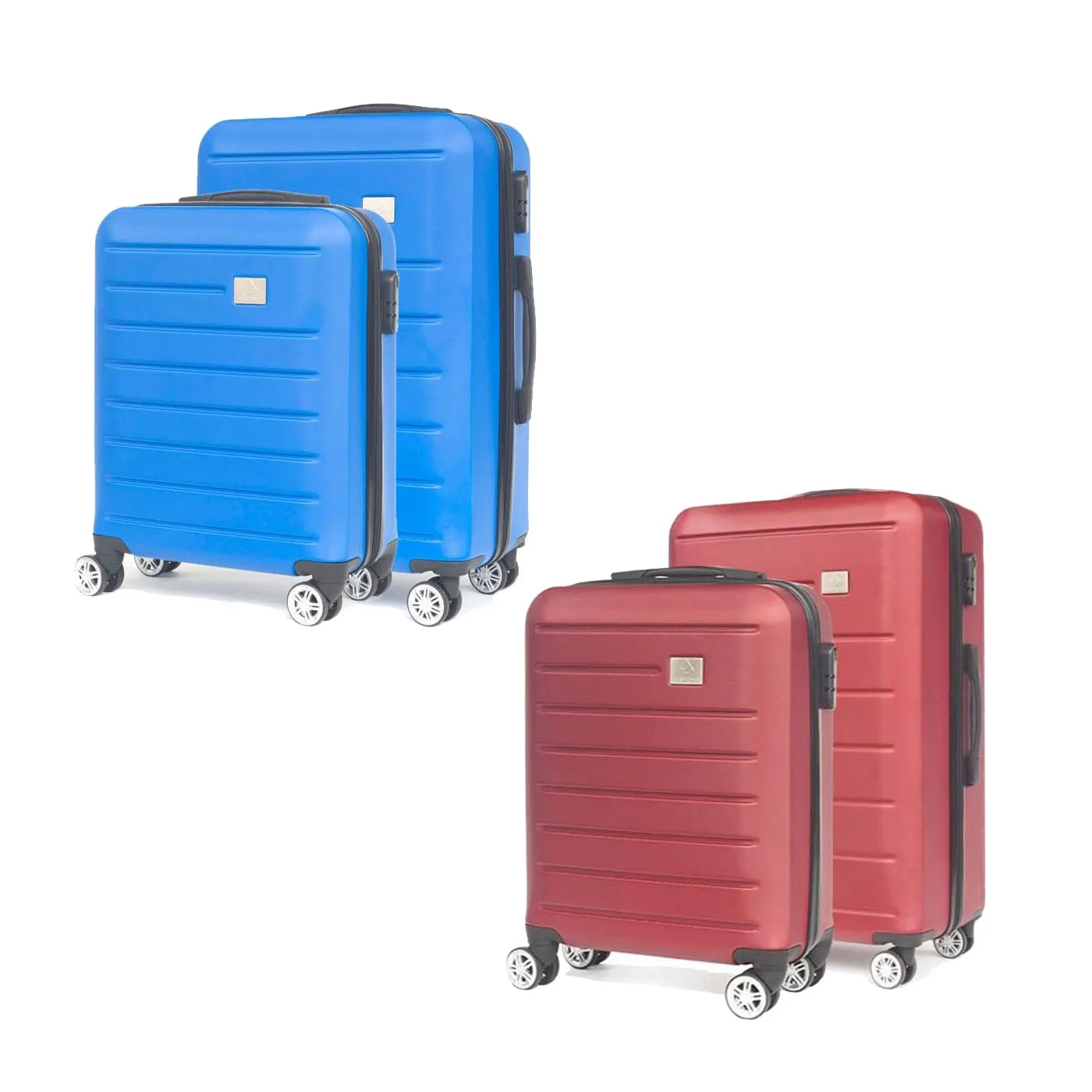 Juego de 2 maletas o Set de maleta mediana y cabina Diamond viajes equipaje de cabina super ligero desplazamiento AliExpress