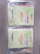 Libros mágicos reutilizables para niños, kit de escritura de caligrafía 3D, escritura de números en inglés, práctica mágica, 4 unidades