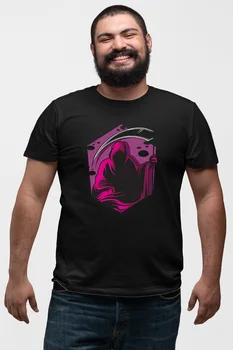 

Angemiel Purple Wear Grim Reaper Black Men 'S Cotton Big Size T-Shirt